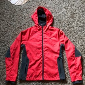 Bright pink wind breaker/ running jacket